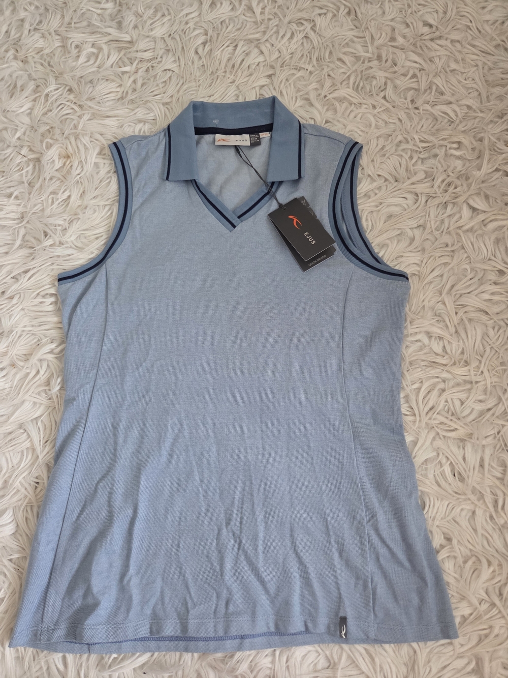 KJUS Bailey V-Neck Polo Shirt - UPF 50+, Sleeveless